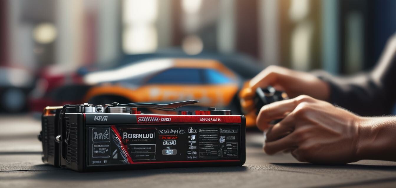 RC car battery maintenance