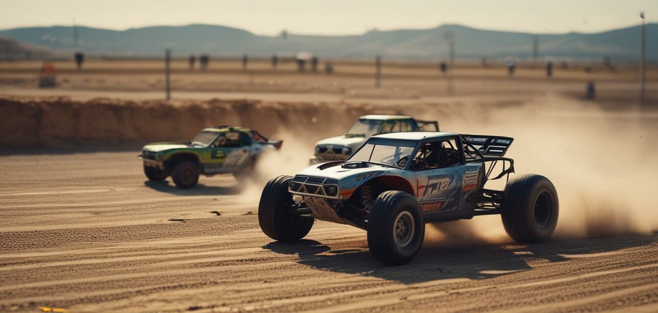 RC car competition scene