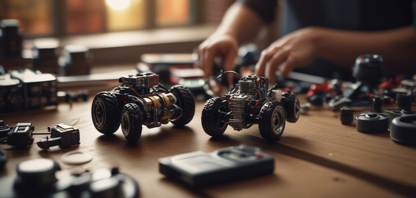 RC car motor gearbox maintenance