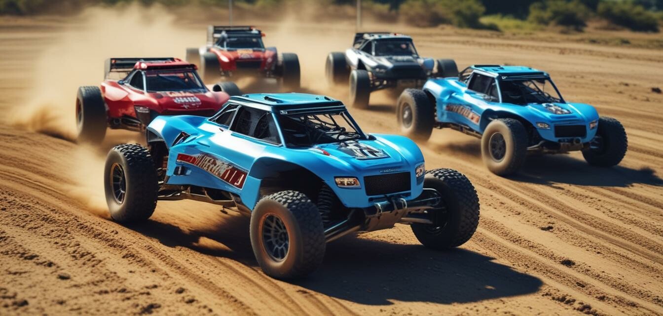 RC cars racing