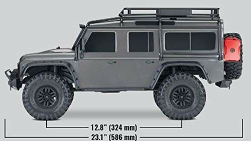 RC off-road vehicle with measurements