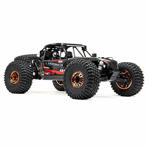 RC off-road truck with large tires and rugged design
